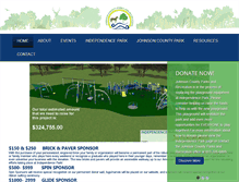 Tablet Screenshot of jocoparks.com